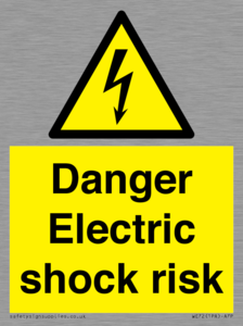 Danger Electric shock risk